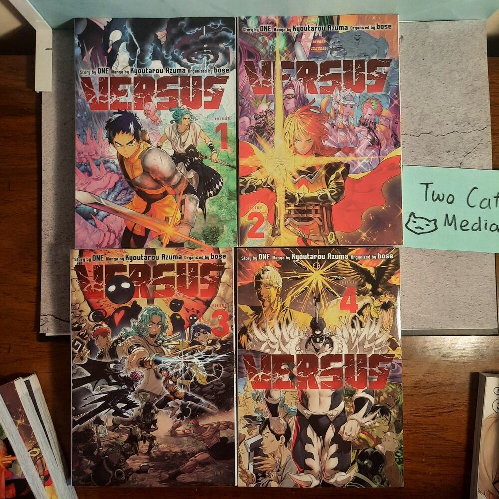 📚 Versus Vol. 1-4 by ONE Official English Manga Bundle Kodansha